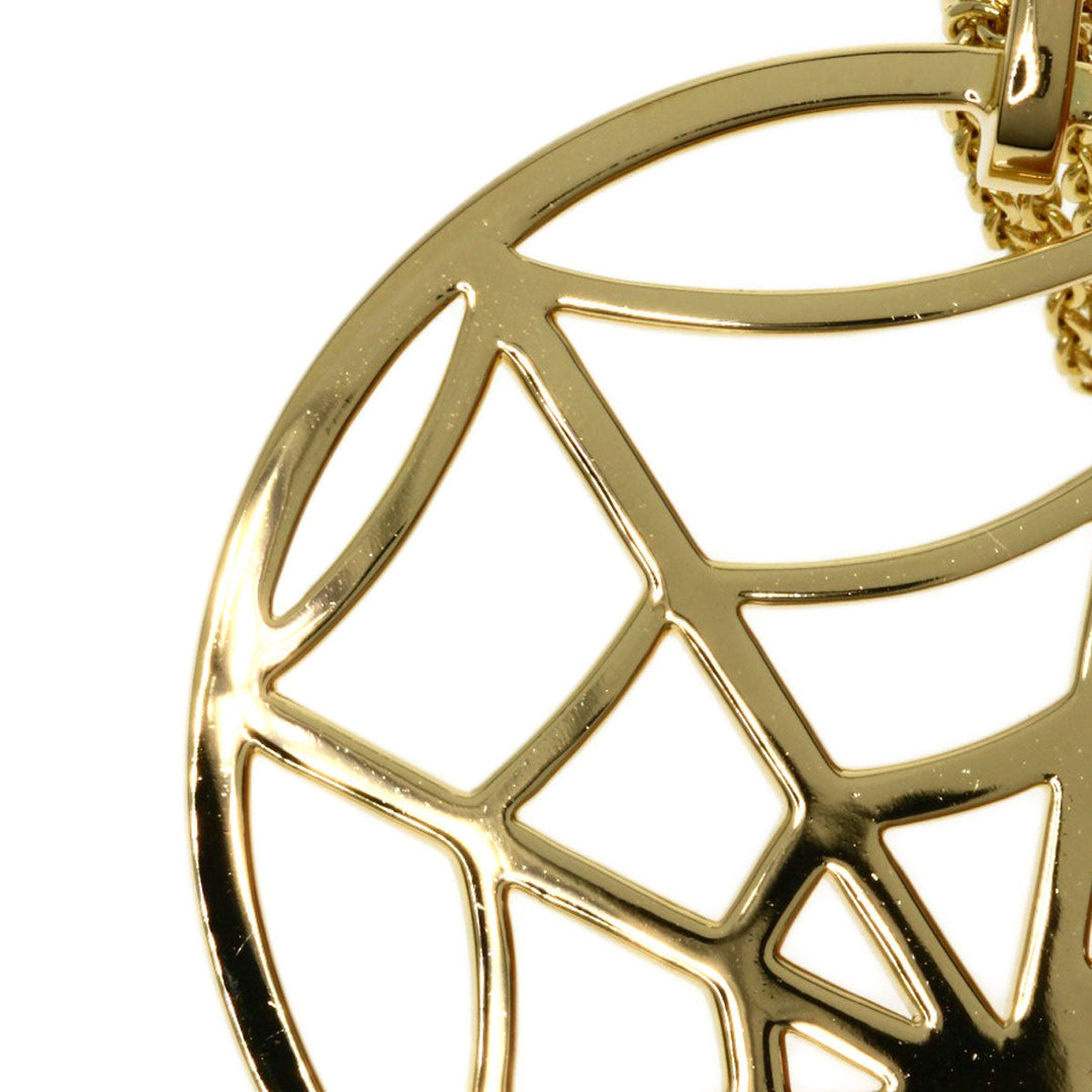 Chaumet Necklace 18K Yellow Gold gold Atlas Moi Spider Web Diamond Women Used Authentic