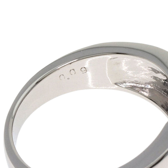 TASAKI Ring PT900 Silver Pearl pearl diamond Women Used Authentic