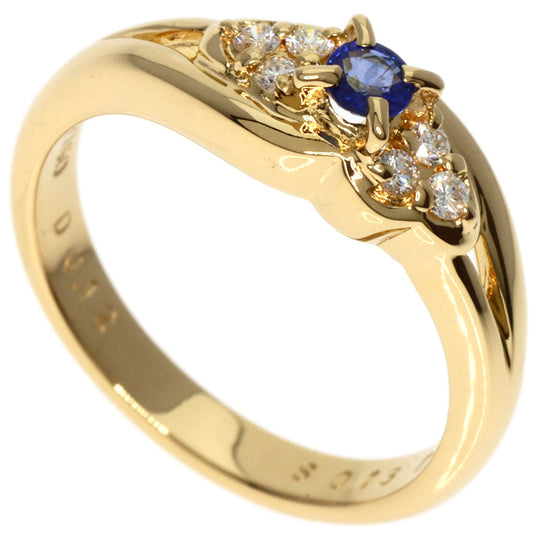 POLA Ring 18K Yellow Gold gold Sapphire diamond