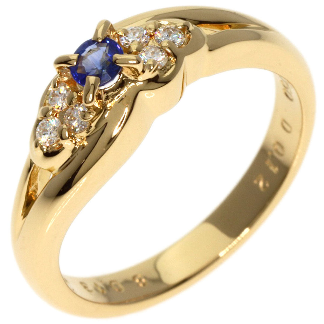 POLA Ring 18K Yellow Gold gold Sapphire diamond