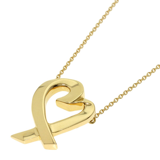 TIFFANY&Co. Necklace 18K Yellow Gold gold Loving heart Women Used Authentic