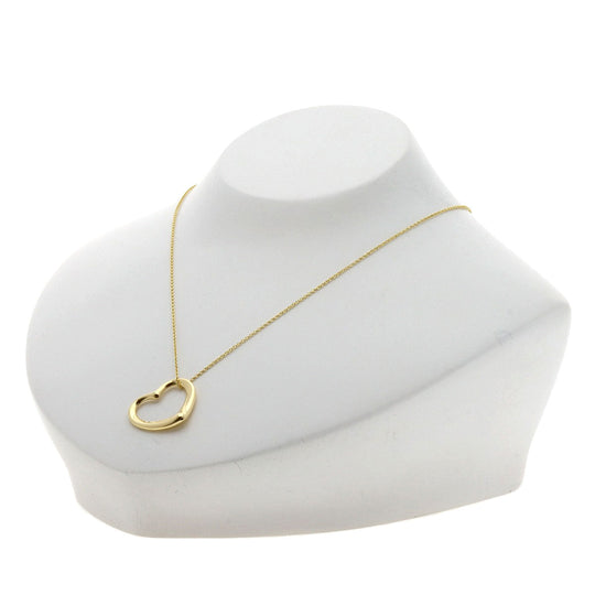 TIFFANY&Co. Necklace 18K Yellow Gold gold Open heart Women Used Authentic
