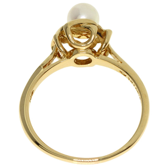 TIFFANY&Co. Ring 18K Yellow Gold gold Pearl Women Used Authentic