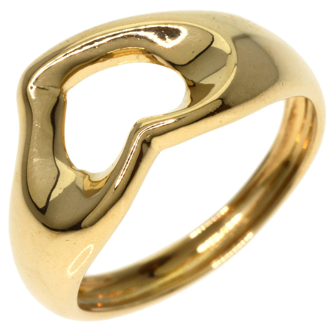 TIFFANY&Co. Ring 18K Yellow Gold gold Open heart Women Used Authentic