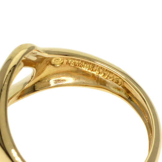 TIFFANY&Co. Ring 18K Yellow Gold gold Open heart Women Used Authentic