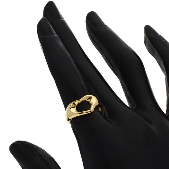 TIFFANY&Co. Ring 18K Yellow Gold gold Open heart Women Used Authentic