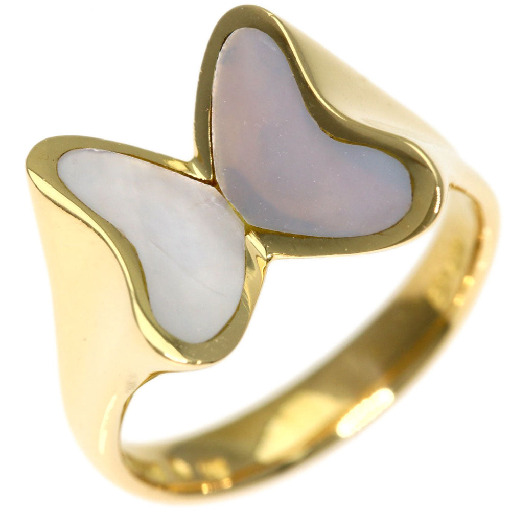 TIFFANY&Co. Ring 18K Yellow Gold gold Butterfly Shell
