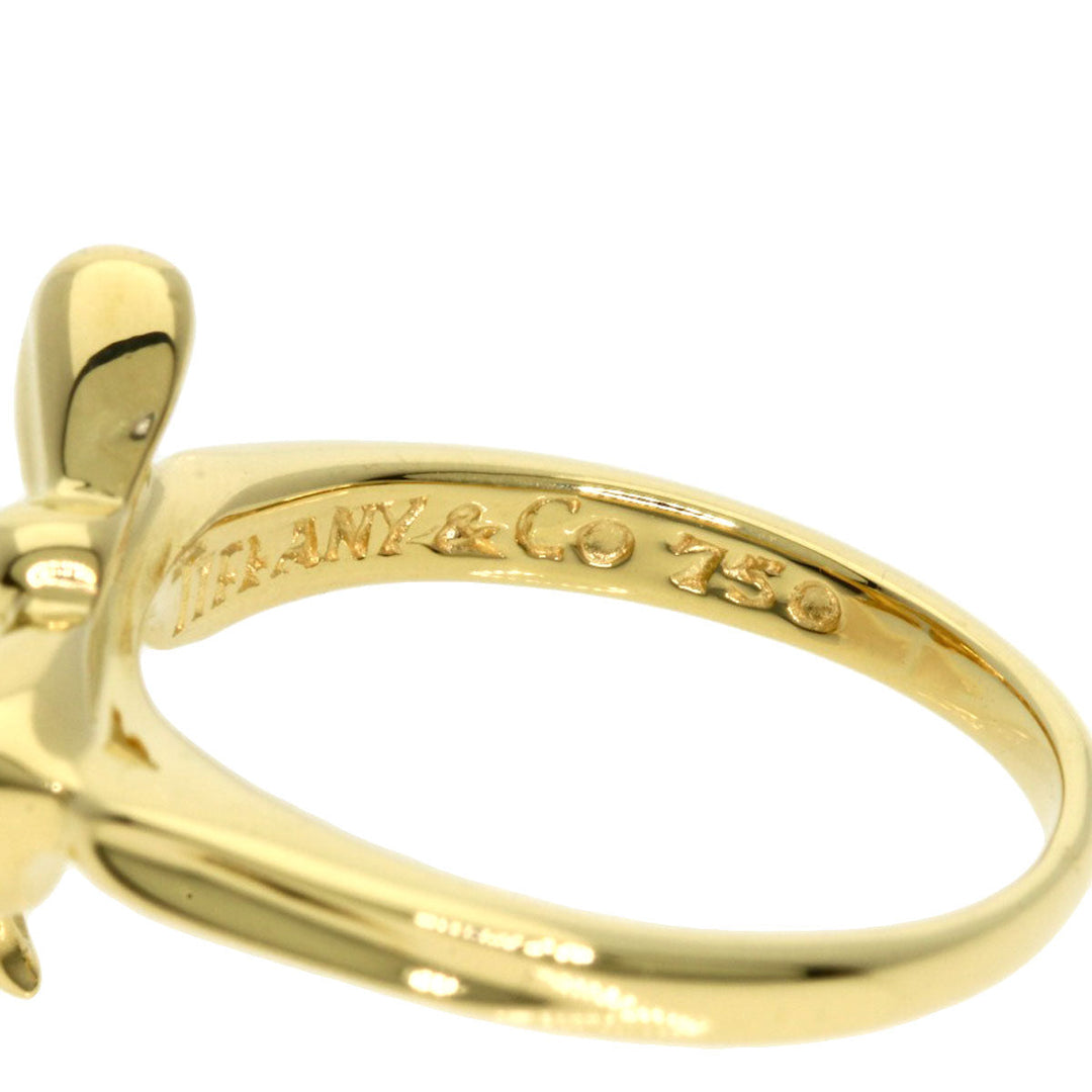 TIFFANY&Co. Ring 18K Yellow Gold gold ribbon Women Used Authentic