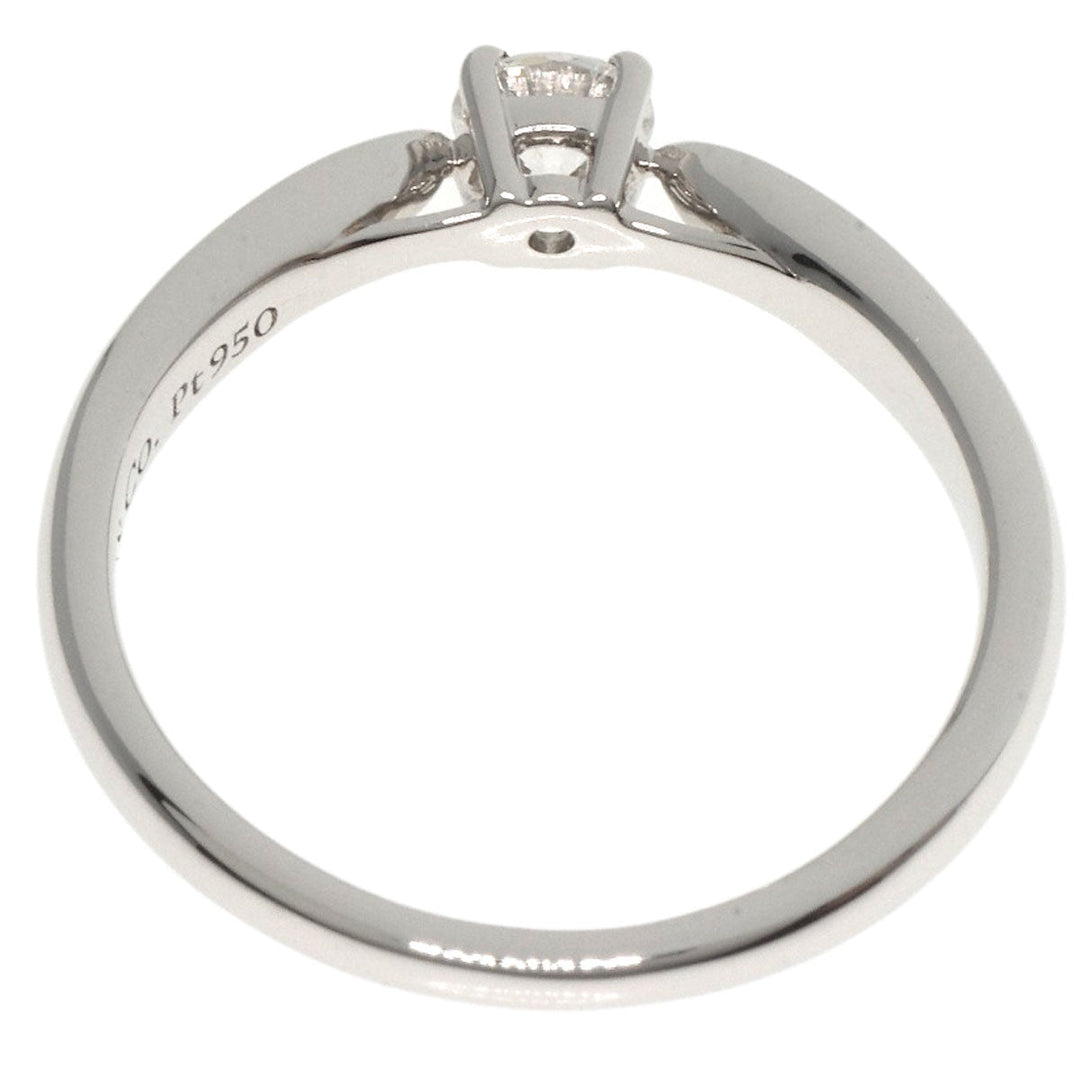 TIFFANY&Co. Ring PT950 Silver Harmony diamond Women Used Authentic