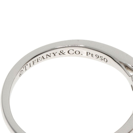 TIFFANY&Co. Ring PT950 Silver Harmony diamond Women Used Authentic