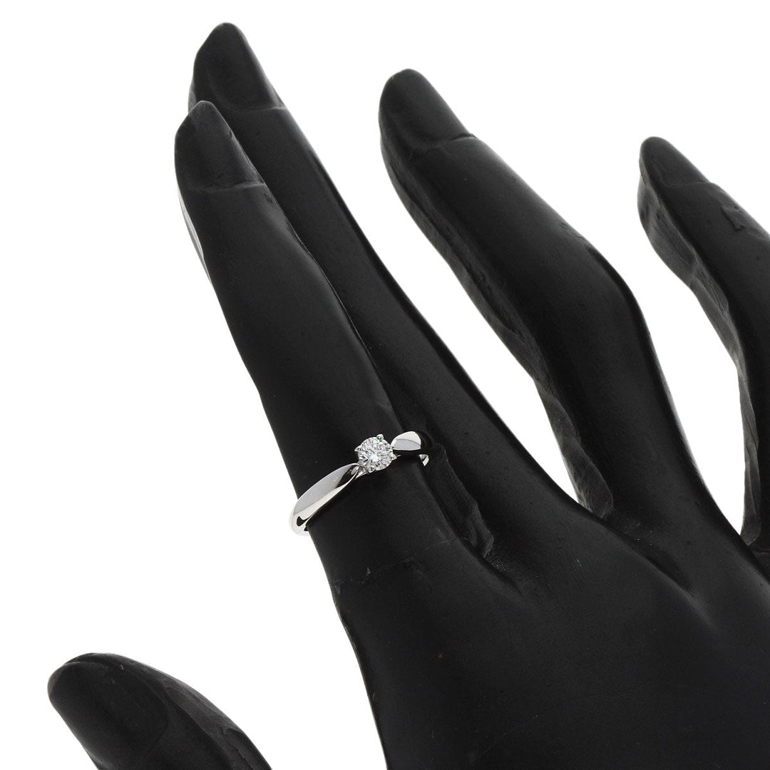 TIFFANY&Co. Ring PT950 Silver Harmony diamond Women Used Authentic