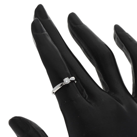 TIFFANY&Co. Ring PT950 Silver Harmony diamond Women Used Authentic
