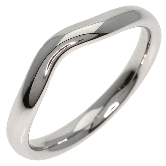 TIFFANY&Co. Ring PT950 Silver Curved band