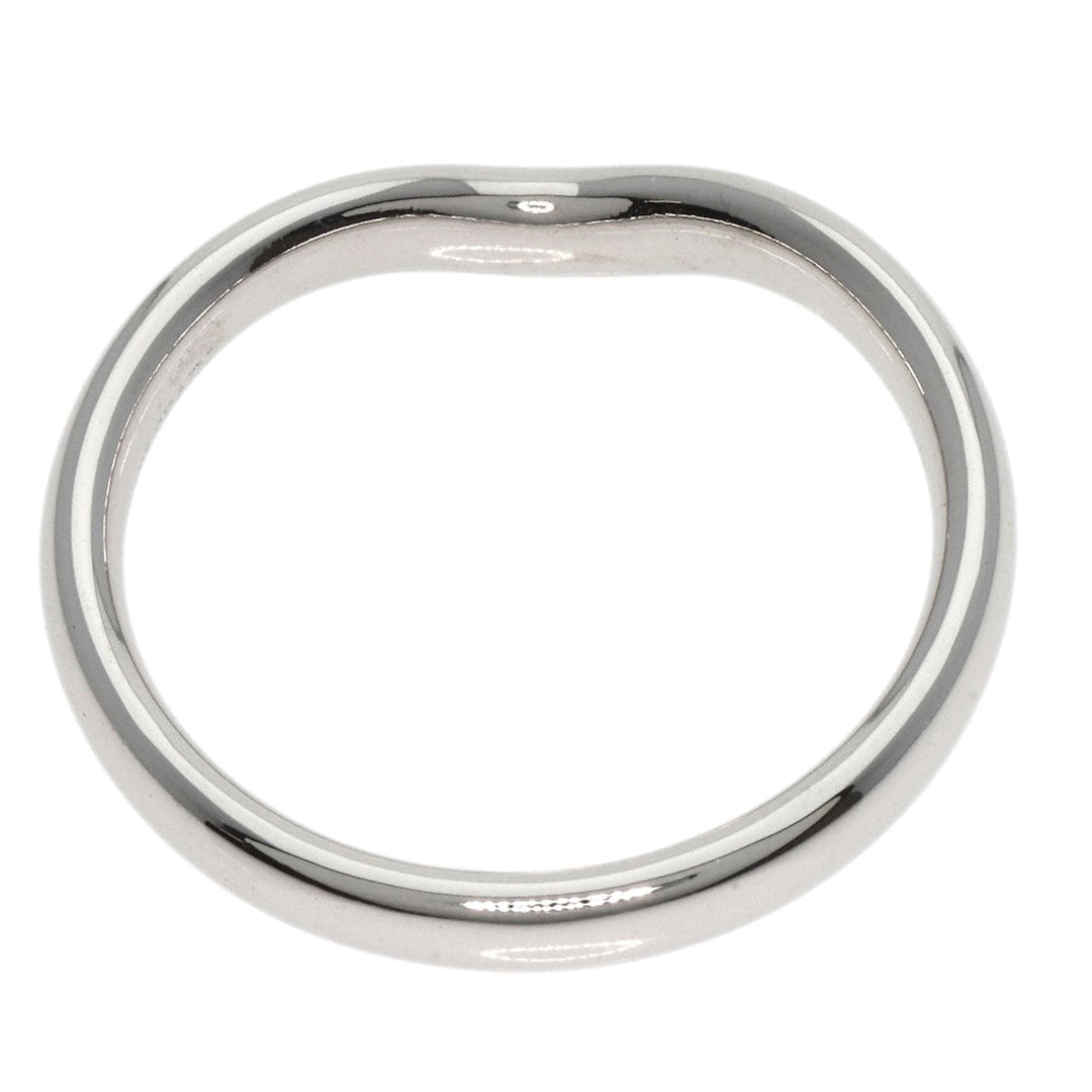 TIFFANY&Co. Ring PT950 Silver Curved band