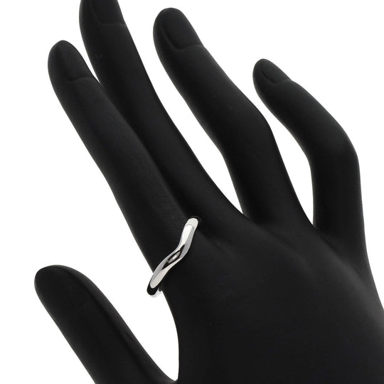 TIFFANY&Co. Ring PT950 Silver Curved band