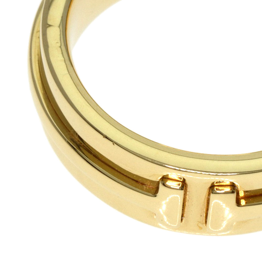 TIFFANY&Co. Ring 18K Yellow Gold gold T TWO wide