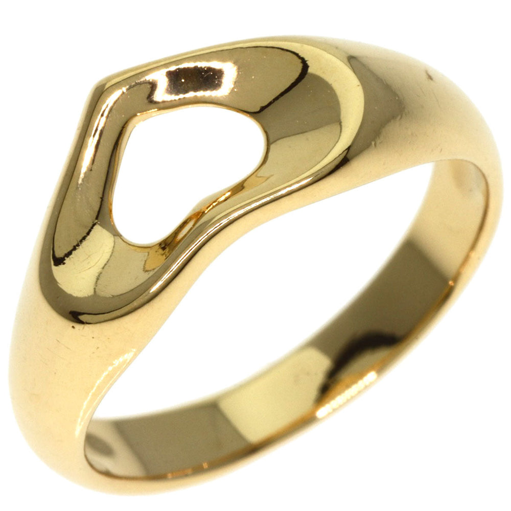 TIFFANY&Co. Ring 18K Yellow Gold gold Open heart Women Used Authentic