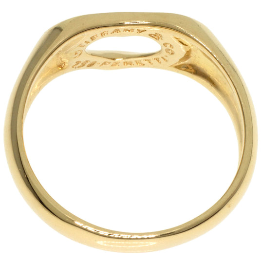 TIFFANY&Co. Ring 18K Yellow Gold gold Open heart Women Used Authentic