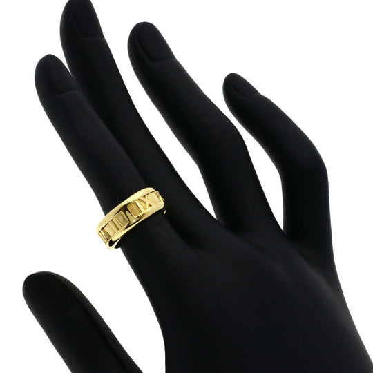 TIFFANY&Co. Ring 18K Yellow Gold gold Atlas Women Used Authentic