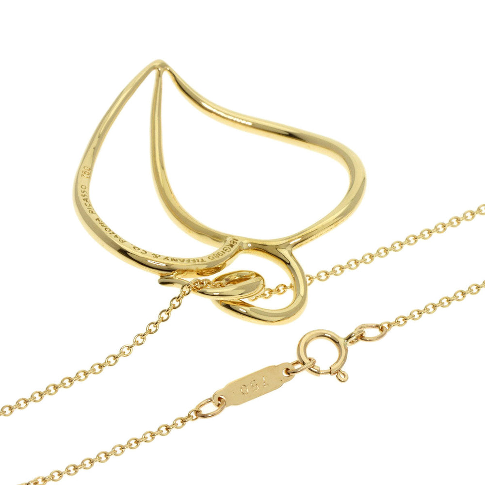 TIFFANY&Co. Necklace 18K Yellow Gold gold apple heart leaf