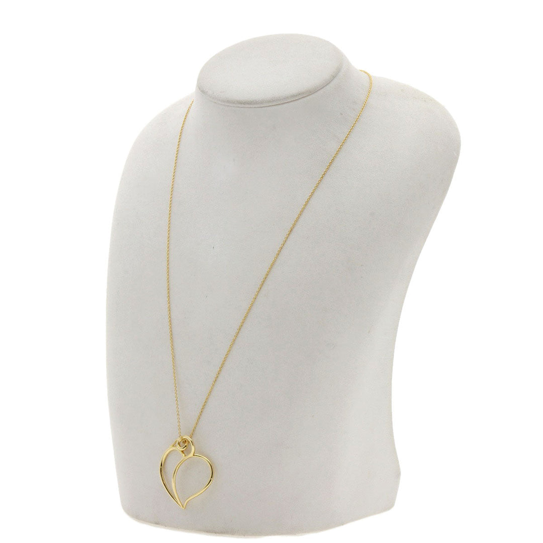 TIFFANY&Co. Necklace 18K Yellow Gold gold apple heart leaf