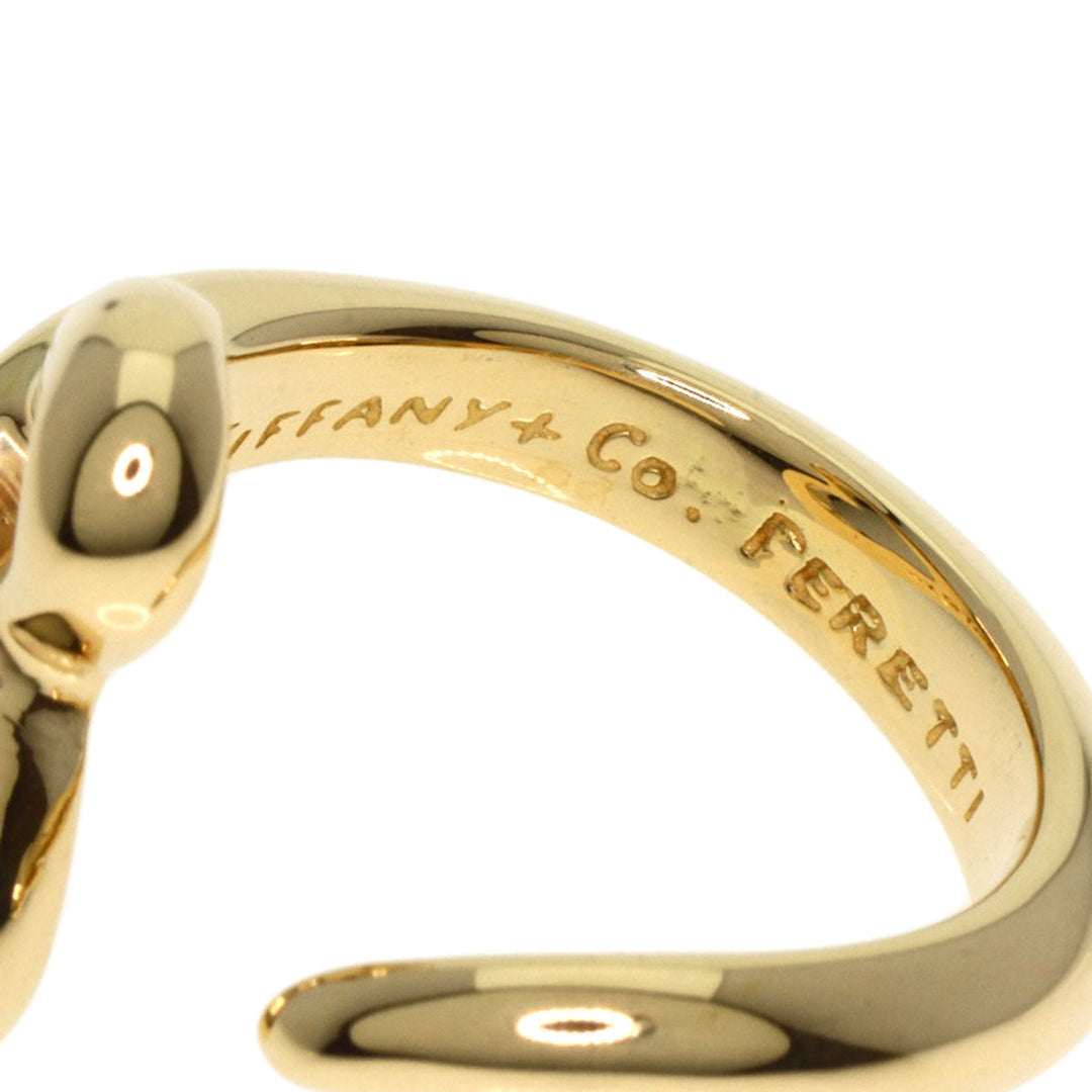 TIFFANY&Co. Ring 18K Yellow Gold gold Open heart Women Used Authentic