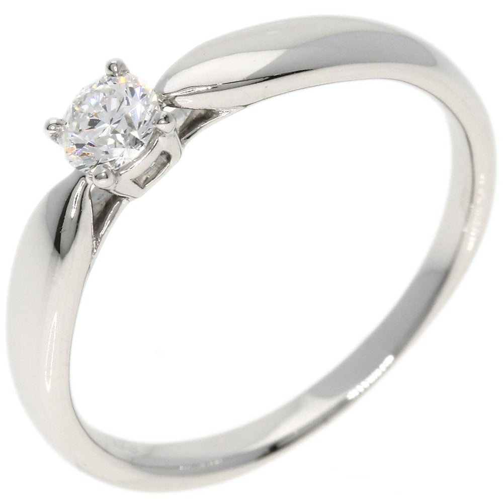 TIFFANY&Co. Ring PT950 Silver Harmony Diamond E-VS-2-VG Women Used Authentic