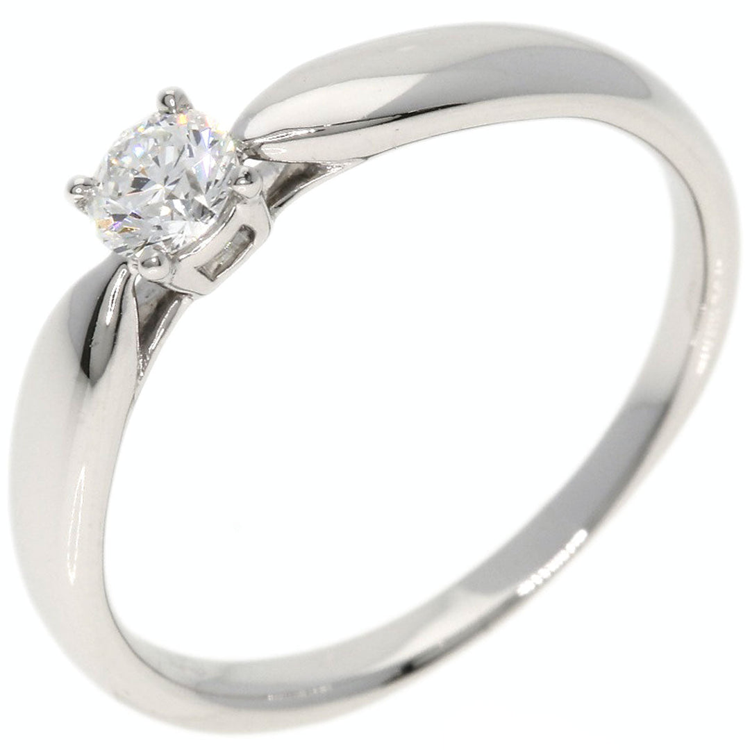 TIFFANY&Co. Ring PT950 Silver Harmony Diamond E-VS-2-VG Women Used Authentic