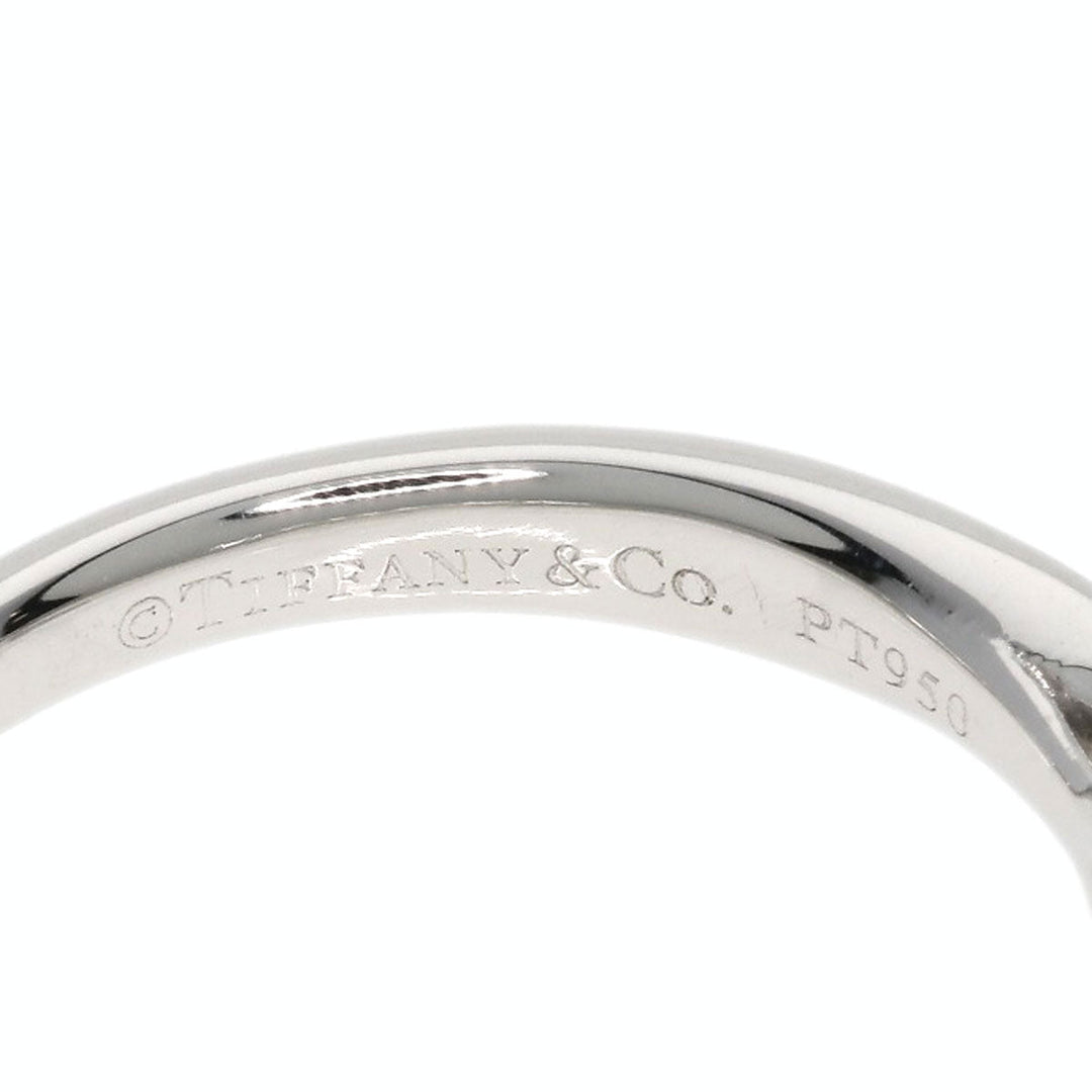 TIFFANY&Co. Ring PT950 Silver Harmony Diamond E-VS-2-VG Women Used Authentic