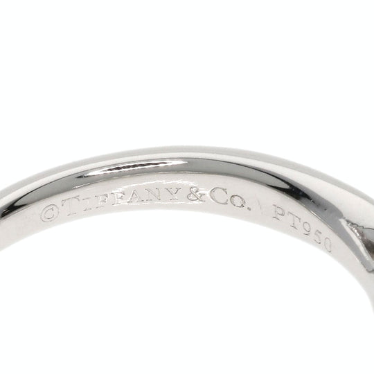 TIFFANY&Co. Ring PT950 Silver Harmony Diamond E-VS-2-VG Women Used Authentic
