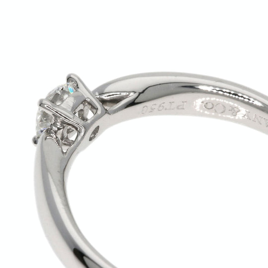 TIFFANY&Co. Ring PT950 Silver Harmony Diamond E-VS-2-VG Women Used Authentic