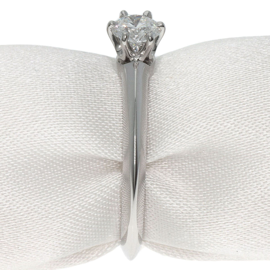 TIFFANY&Co. Ring PT950 Silver Solitaire diamond