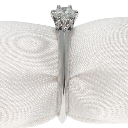 TIFFANY&Co. Ring PT950 Silver Solitaire diamond