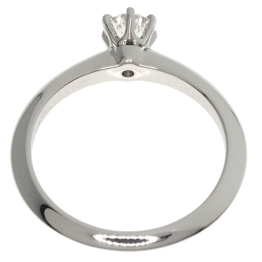 TIFFANY&Co. Ring PT950 Silver Solitaire diamond
