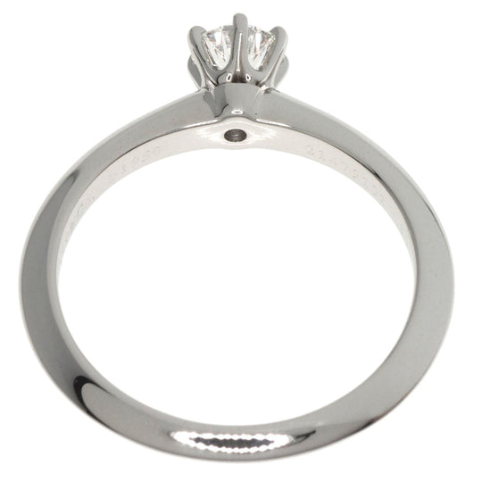 TIFFANY&Co. Ring PT950 Silver Solitaire diamond