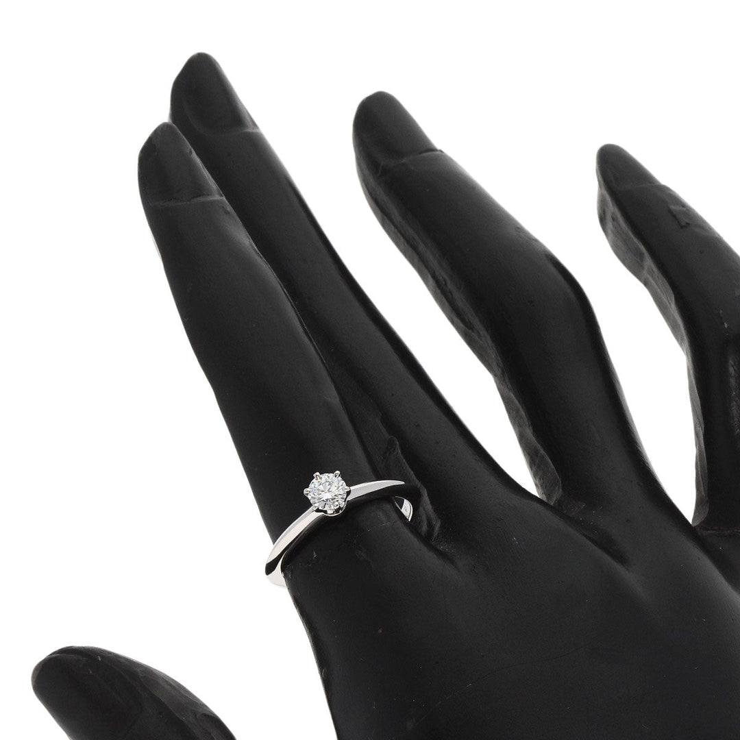 TIFFANY&Co. Ring PT950 Silver Solitaire diamond
