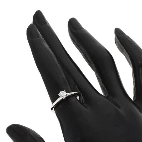 TIFFANY&Co. Ring PT950 Silver Solitaire diamond