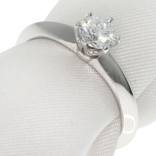 TIFFANY&Co. Ring PT950 Silver Solitaire diamond