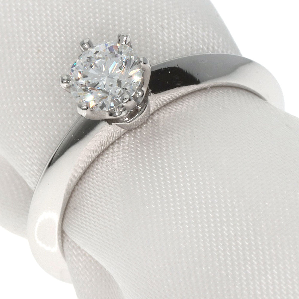 TIFFANY&Co. Ring PT950 Silver Solitaire diamond