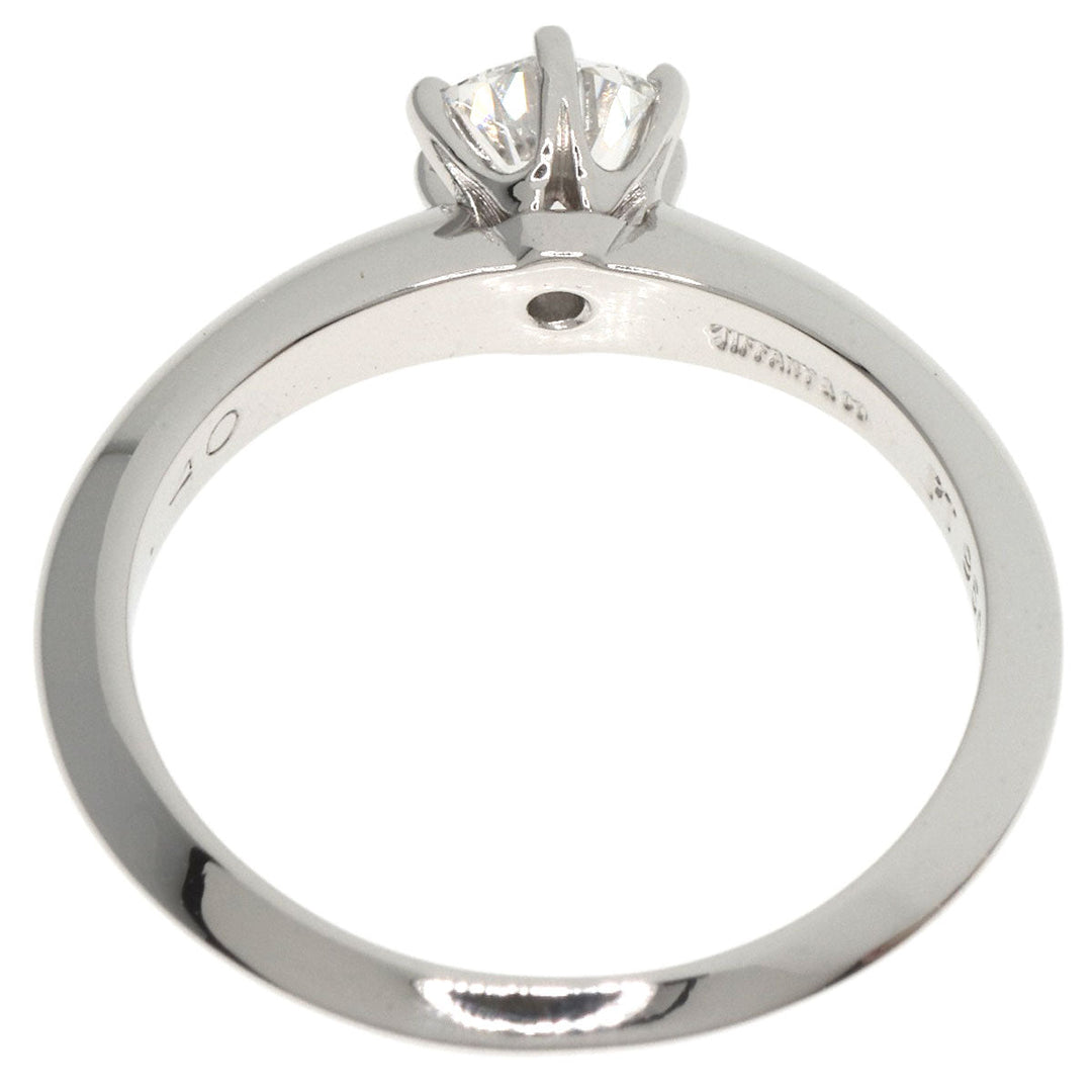 TIFFANY&Co. Ring PT950 Silver Solitaire diamond