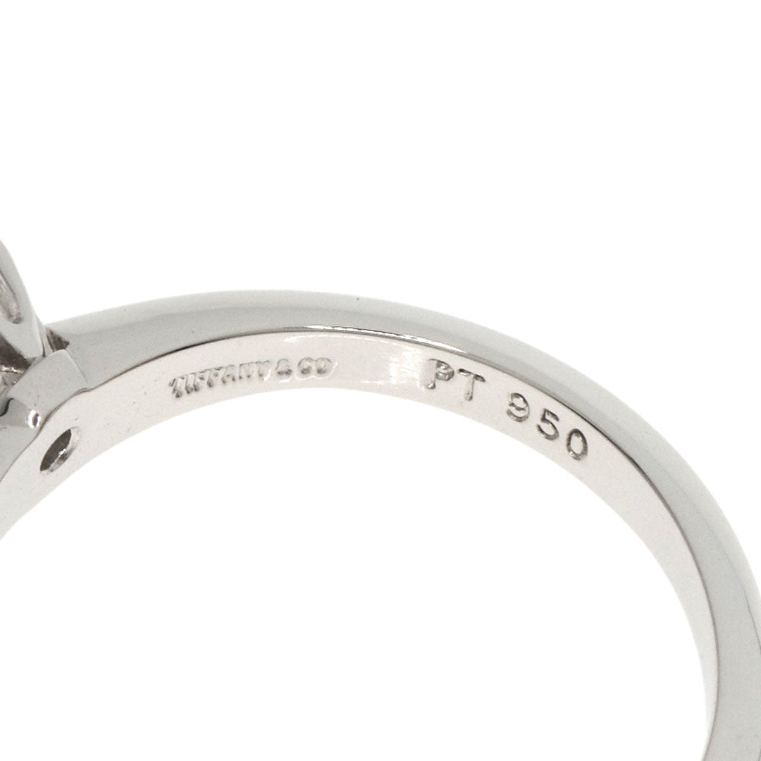 TIFFANY&Co. Ring PT950 Silver Solitaire diamond