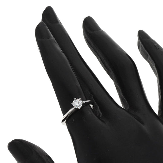 TIFFANY&Co. Ring PT950 Silver Solitaire diamond