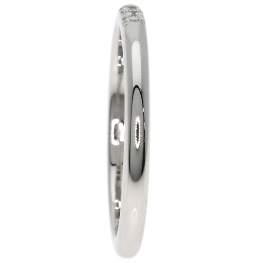TIFFANY&Co. Ring PT950 Silver Forever 3P Diamond Women Used Authentic