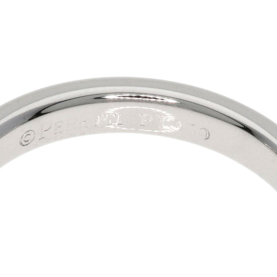 TIFFANY&Co. Ring PT950 Silver Stacking band 1P diamond Women Used Authentic