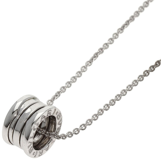 BVLGARI Necklace K18WG Silver B-zero1 B-zero one