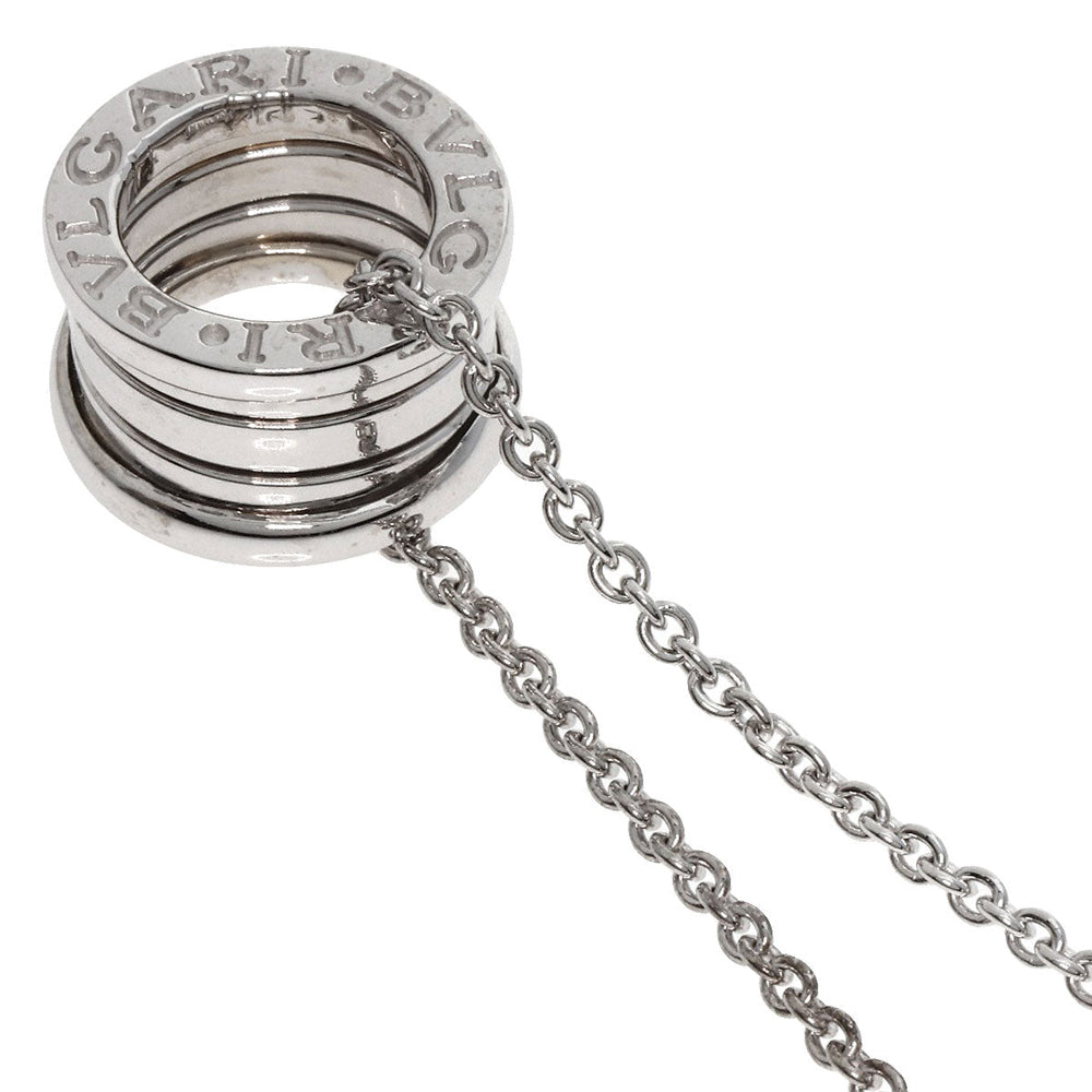 BVLGARI Necklace K18WG Silver B-zero1 B-zero one