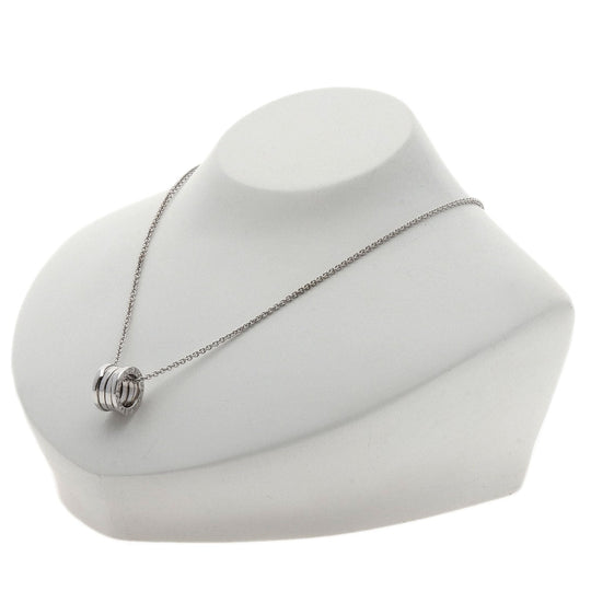 BVLGARI Necklace K18WG Silver B-zero1 B-zero one