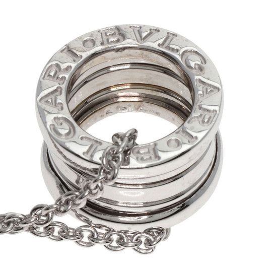 BVLGARI Necklace K18WG Silver B-zero1 B-zero one