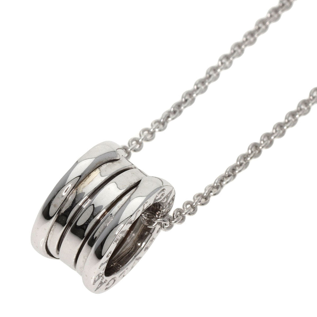 BVLGARI Necklace K18WG Silver B-zero1 B-zero one