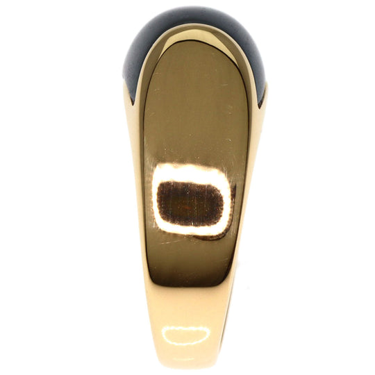 BVLGARI Ring 18K Yellow Gold gold Tronchetto hematite
